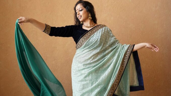 saree in winter